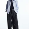 Damen COS Hosen*LOCKERE ELEGANTE WOLLHOSE MIT WEITEM BEIN
