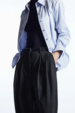 Damen COS Hosen*LOCKERE ELEGANTE WOLLHOSE MIT WEITEM BEIN