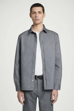 Herren COS Hemden*LOCKERE HEMDJACKE AUS DENIM