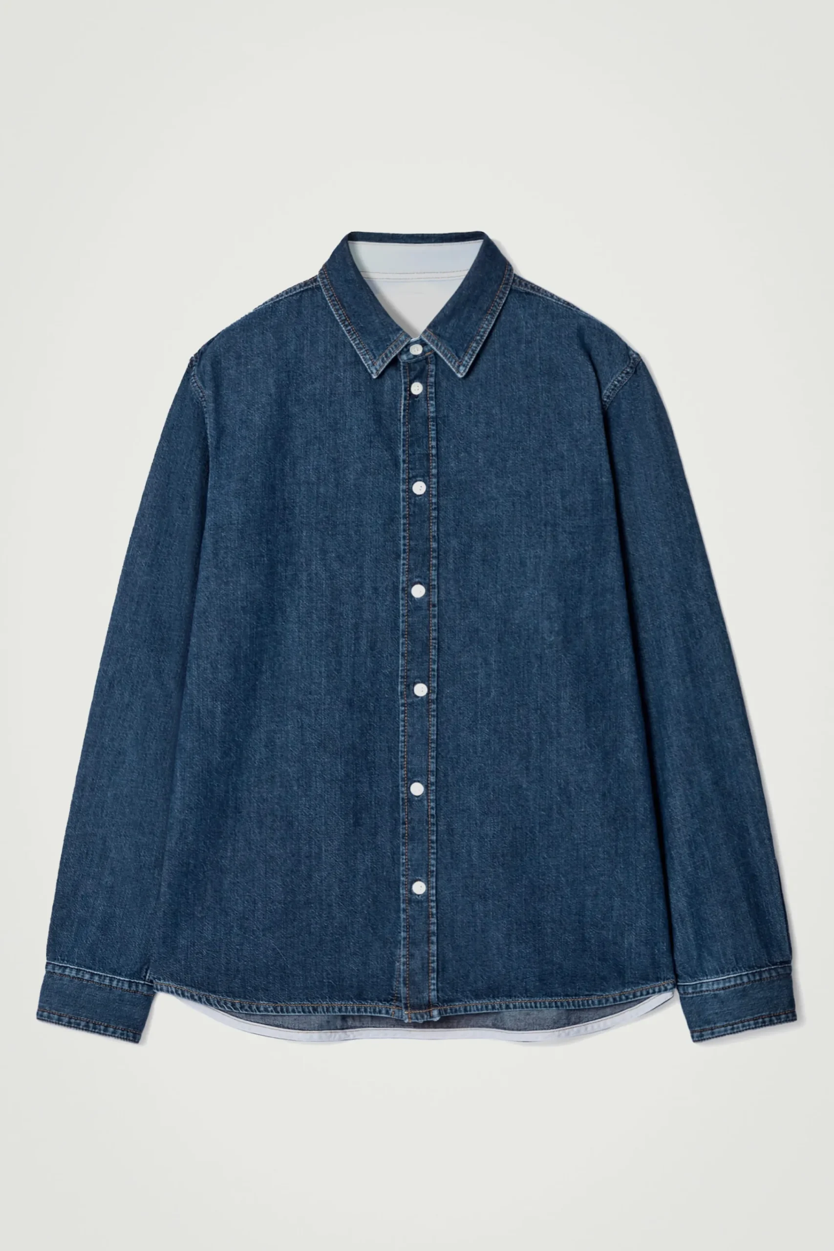 Herren COS Hemden*LOCKERE HEMDJACKE AUS DENIM
