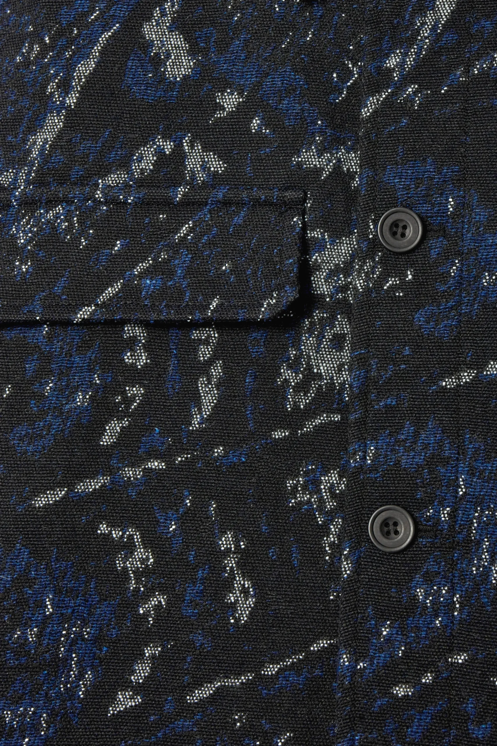 Herren COS Hemden | Mäntel & Jacken*LOCKERE HEMDJACKE AUS JACQUARD AUS WOLL-MIX