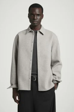 Herren COS Hemden | Mäntel & Jacken*LOCKERE HEMDJACKE AUS WOLL-MIX