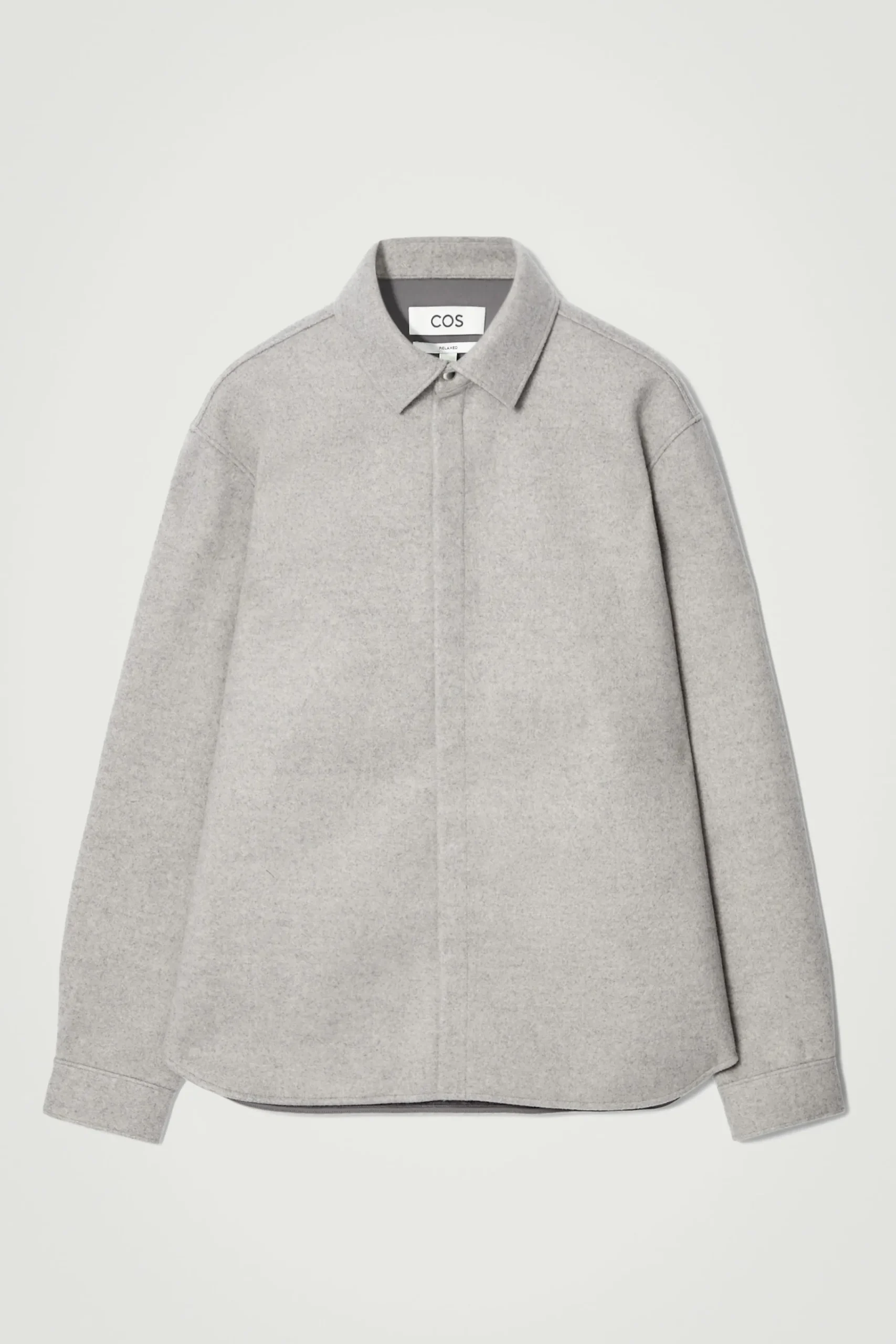 Herren COS Hemden | Mäntel & Jacken*LOCKERE HEMDJACKE AUS WOLL-MIX