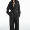 Damen COS Hosen*LOCKERE HOSE AUS LEINEN-MIX MIT WEITEM BEIN