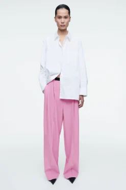 Damen COS Hosen*LOCKERE HOSE AUS TWILL MIT WEITEM BEIN