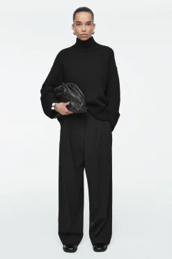 Damen COS Hosen*LOCKERE HOSE AUS TWILL MIT WEITEM BEIN
