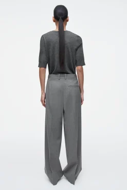 Damen COS Hosen*LOCKERE HOSE AUS TWILL MIT WEITEM BEIN