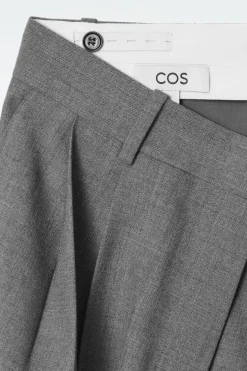 Damen COS Hosen*LOCKERE HOSE AUS TWILL MIT WEITEM BEIN