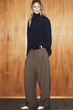 Damen COS Hosen*LOCKERE HOSE AUS TWILL MIT WEITEM BEIN