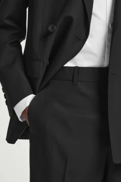 Herren COS Anzüge | Hosen*LOCKERE HOSE AUS WOLL-HOPSACK MIT GERADEM BEIN