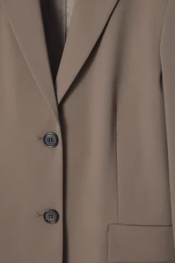 Damen COS Mäntel & Jacken*LOCKERER EINREIHIGER BLAZER AUS WOLL-MIX