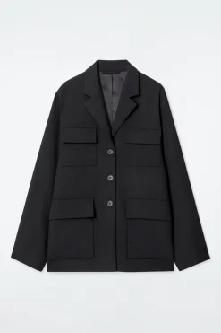 Damen COS Mäntel & Jacken*LOCKERER EINREIHIGER UTILITY-BLAZER