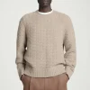 Herren COS Pullover | Kaschmir*LOCKERER KASCHMIRPULLOVER MIT LOCHSTRICKMUSTER