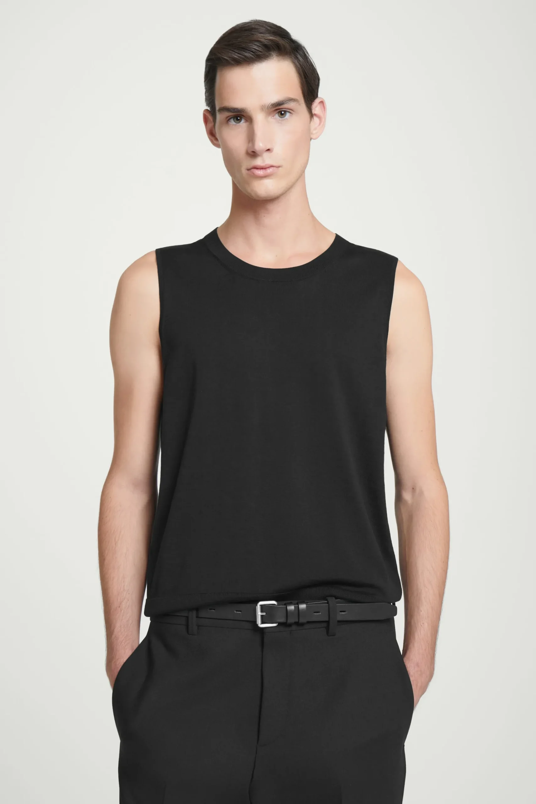 Herren COS T-Shirts & Tanktops | Strickmode*LOCKERER STRICKPULLUNDER AUS SEIDE