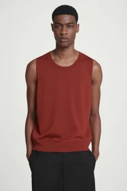 Herren COS T-Shirts & Tanktops | Strickmode*LOCKERER STRICKPULLUNDER AUS SEIDE