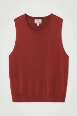 Herren COS T-Shirts & Tanktops | Strickmode*LOCKERER STRICKPULLUNDER AUS SEIDE