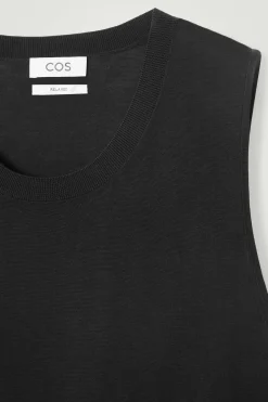 Herren COS T-Shirts & Tanktops | Strickmode*LOCKERER STRICKPULLUNDER AUS SEIDE