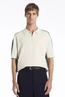 Herren COS Poloshirts*LOCKERES COLOUR-BLOCK-POLOSHIRT AUS BAUMWOLLE