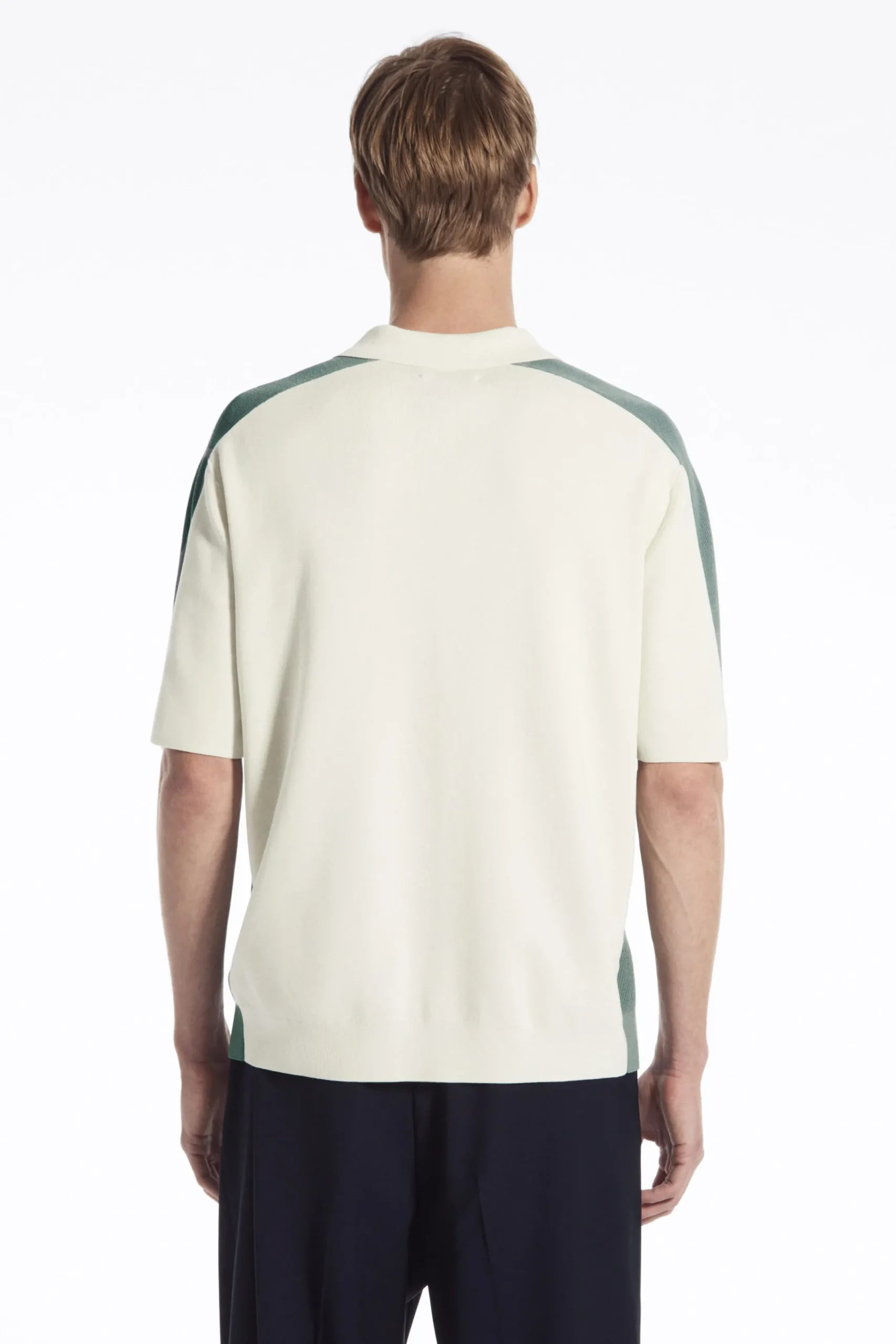 Herren COS Poloshirts*LOCKERES COLOUR-BLOCK-POLOSHIRT AUS BAUMWOLLE