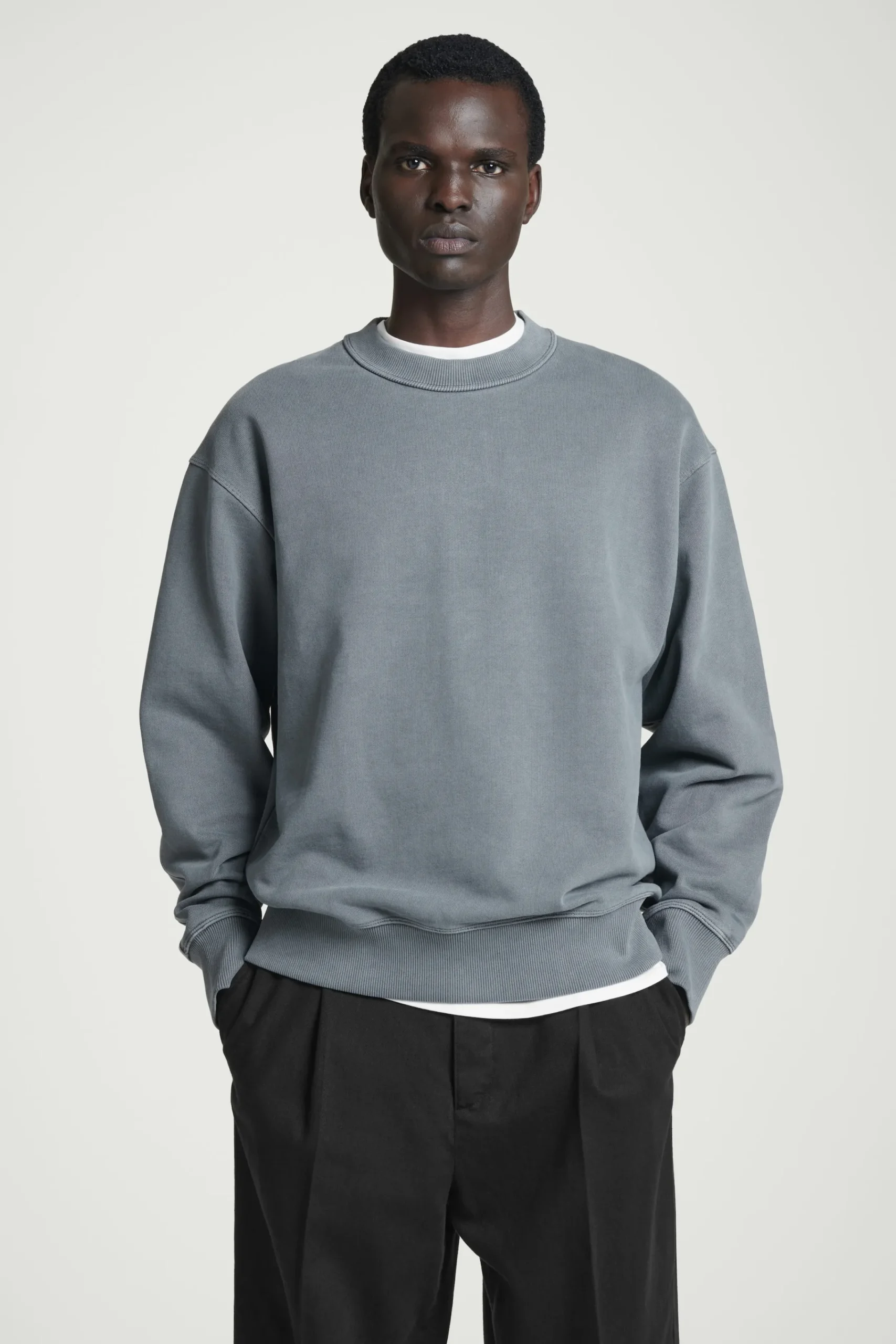 Herren COS Sweatshirts & Kapuzenpullover*LOCKERES SWEATSHIRT AUS VORGEWASCHENER BAUMWOLLE