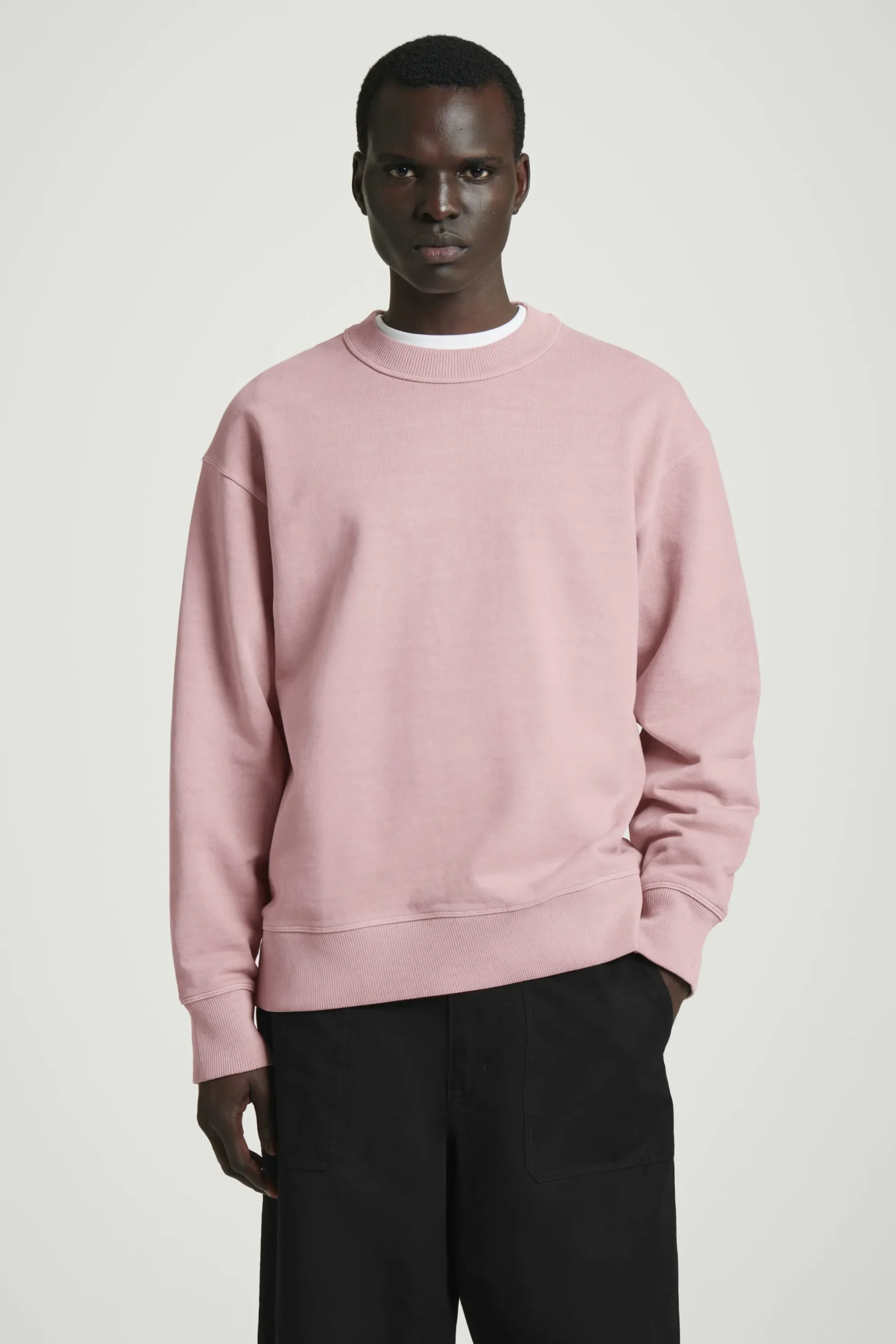 Herren COS Sweatshirts & Kapuzenpullover*LOCKERES SWEATSHIRT AUS VORGEWASCHENER BAUMWOLLE