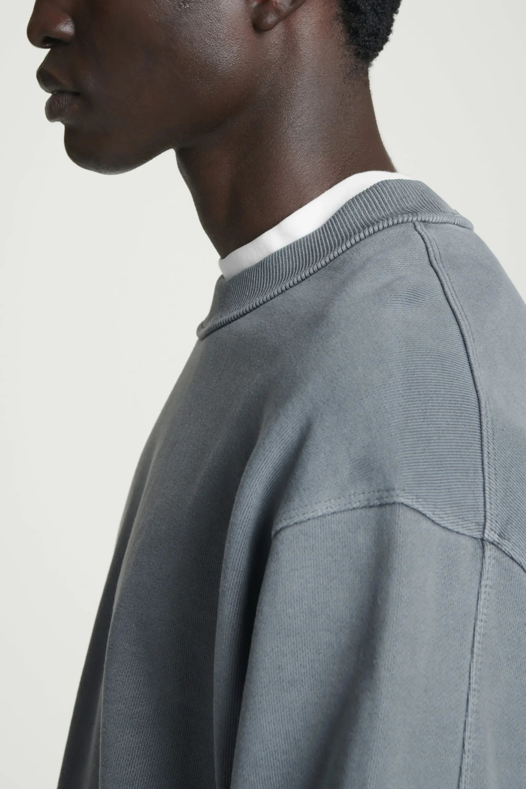Herren COS Sweatshirts & Kapuzenpullover*LOCKERES SWEATSHIRT AUS VORGEWASCHENER BAUMWOLLE