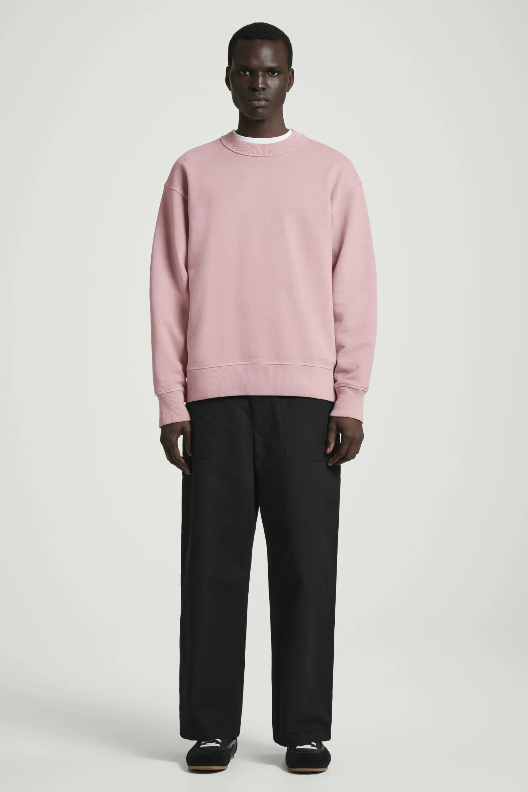 Herren COS Sweatshirts & Kapuzenpullover*LOCKERES SWEATSHIRT AUS VORGEWASCHENER BAUMWOLLE