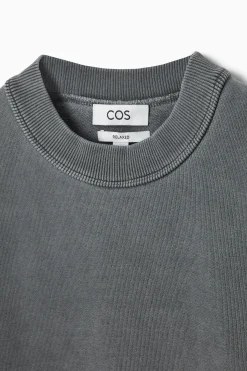 Herren COS Sweatshirts & Kapuzenpullover*LOCKERES SWEATSHIRT AUS VORGEWASCHENER BAUMWOLLE