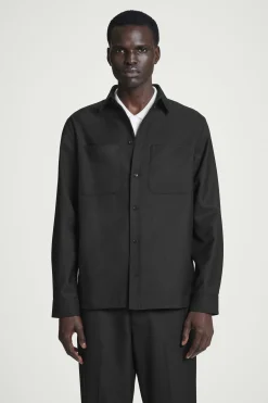 Herren COS Hemden*LOCKERES UTILITY-HEMD AUS WOLL-MIX