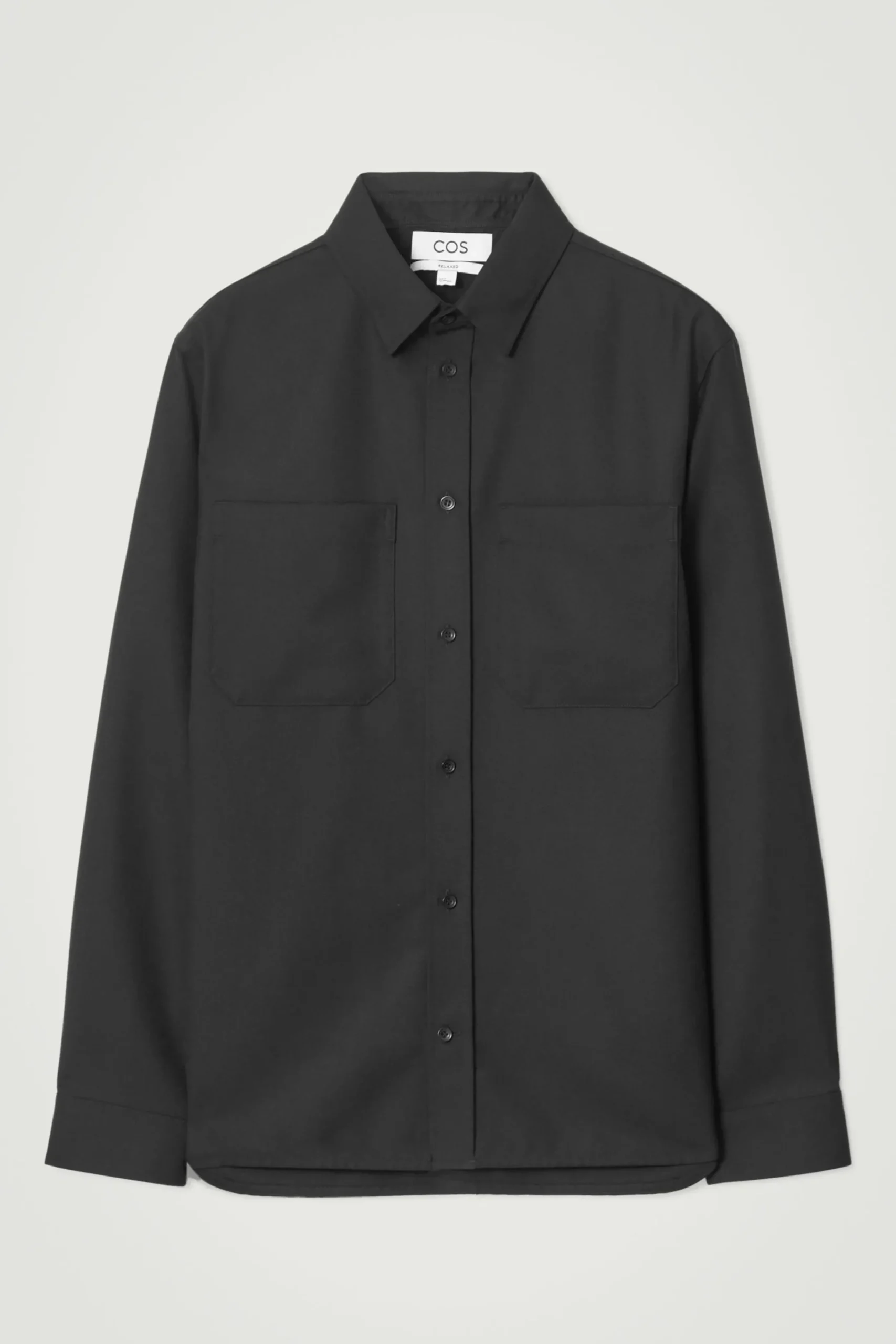 Herren COS Hemden*LOCKERES UTILITY-HEMD AUS WOLL-MIX