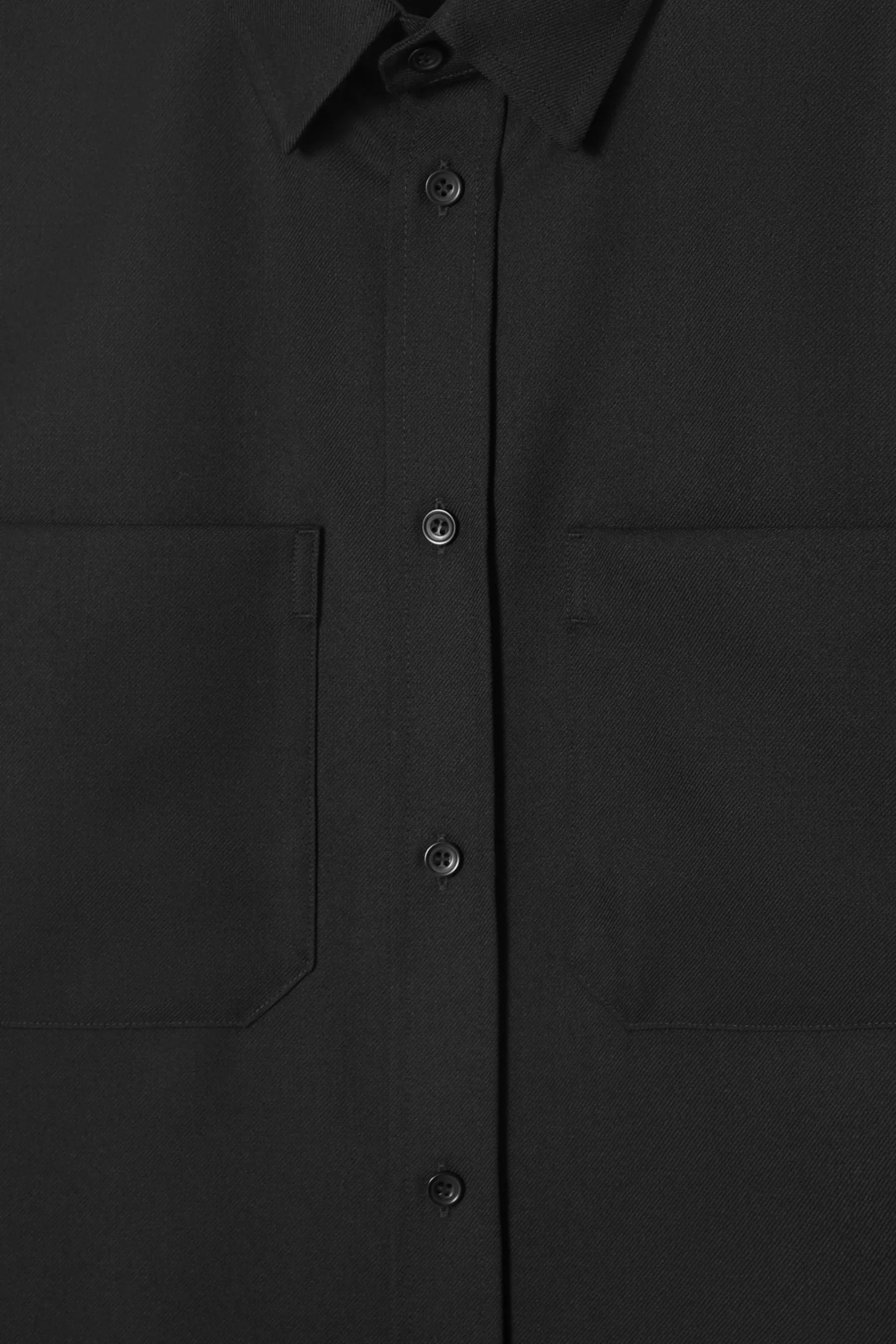 Herren COS Hemden*LOCKERES UTILITY-HEMD AUS WOLL-MIX