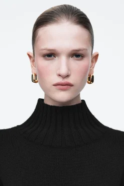 Damen COS Schmuck*MARKANTE ECKIGE CREOLEN