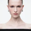 Damen COS Schmuck*MARKANTE ECKIGE MINI-CREOLEN