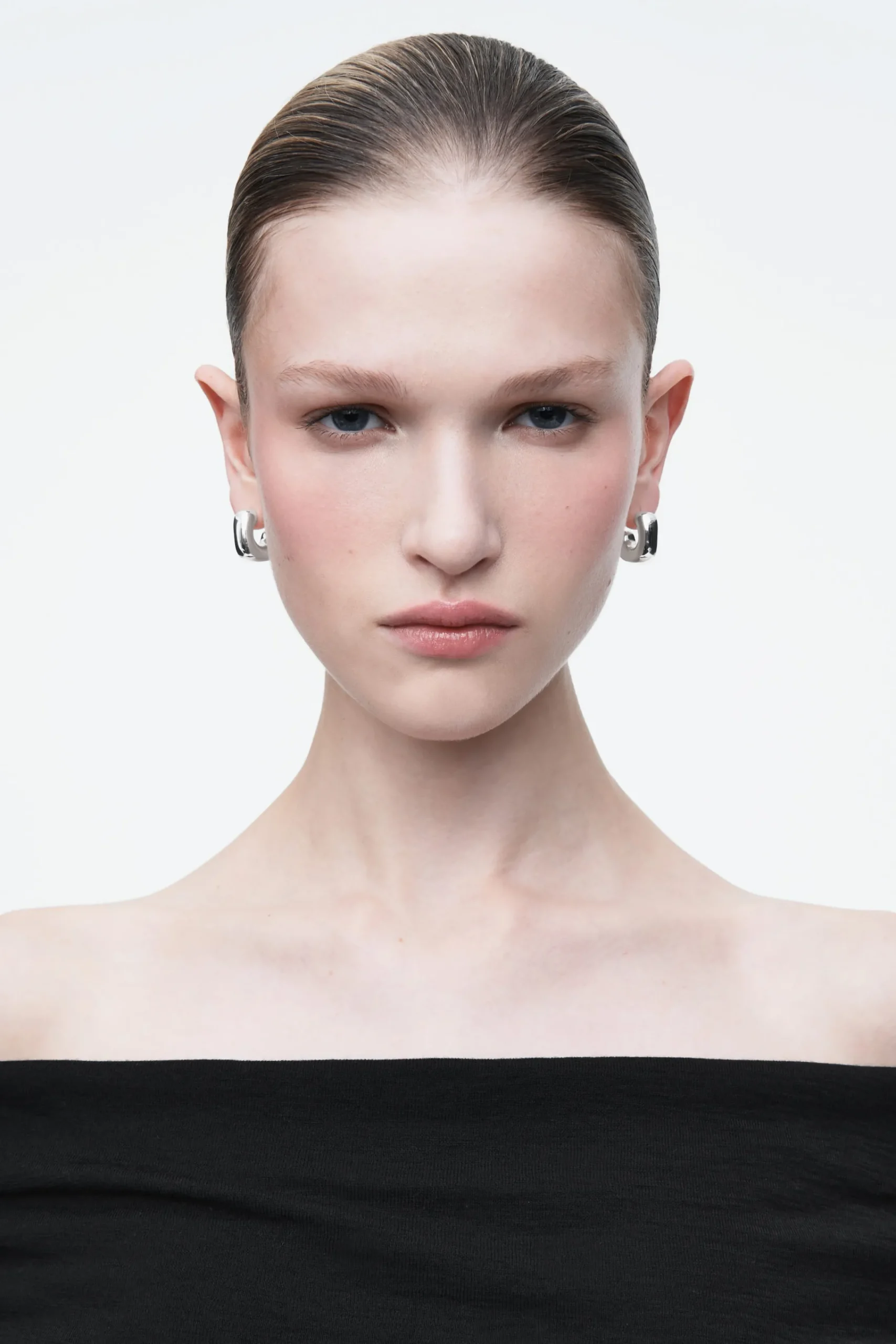Damen COS Schmuck*MARKANTE ECKIGE MINI-CREOLEN