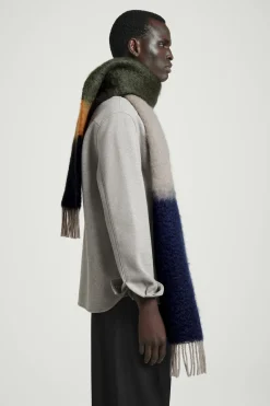 Herren COS Mützen, Schals & Handschuhe*MOHAIRSCHAL IN COLOUR-BLOCK-OPTIK