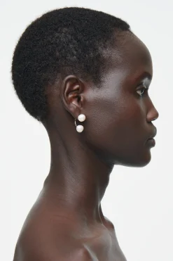 Damen COS Schmuck*OHRSTECKER MIT SÜSSWASSERPERLEN