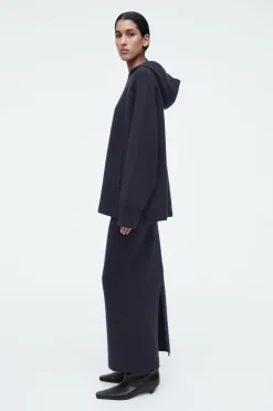 Damen COS Strickmode*OVERSIZED-KAPUZENPULLOVER AUS DOUBLEFACE-WOLLE