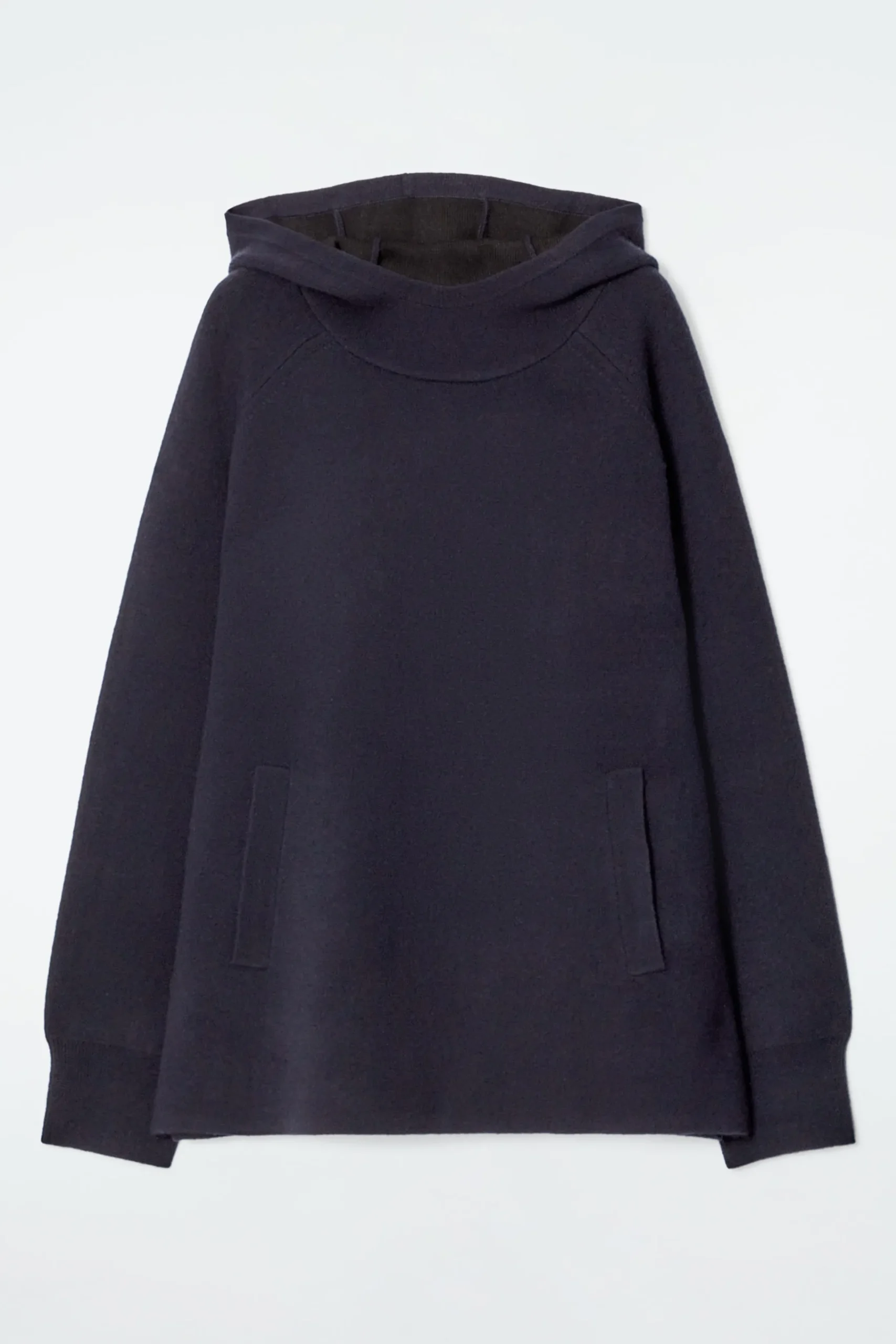 Damen COS Strickmode*OVERSIZED-KAPUZENPULLOVER AUS DOUBLEFACE-WOLLE