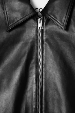 Damen COS Mäntel & Jacken*OVERSIZED-LEDERJACKE MIT KRAGEN