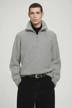Herren COS Pullover | Strickmode*OVERSIZED-PULLOVER AUS ALPAKAWOLLE MIT STEHKRAGEN