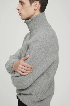 Herren COS Pullover | Strickmode*OVERSIZED-PULLOVER AUS ALPAKAWOLLE MIT STEHKRAGEN