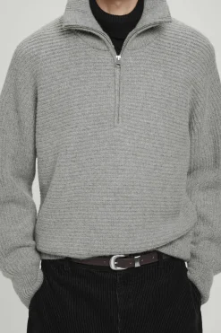 Herren COS Pullover | Strickmode*OVERSIZED-PULLOVER AUS ALPAKAWOLLE MIT STEHKRAGEN