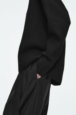 Damen COS Strickmode*OVERSIZED-PULLOVER AUS GEKOCHTER MERINOWOLLE