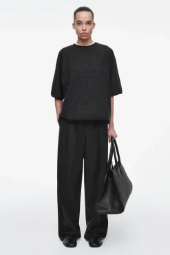 Damen COS Oberteile | Strickmode*OVERSIZED-T-SHIRT AUS GEKOCHTER MERINOWOLLE