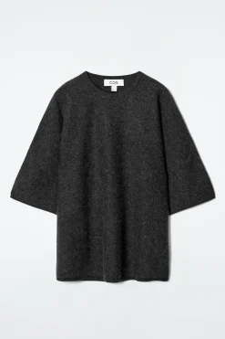 Damen COS Oberteile | Strickmode*OVERSIZED-T-SHIRT AUS GEKOCHTER MERINOWOLLE