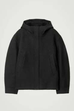 Herren COS Mäntel & Jacken*PARKAJACKE AUS GEKOCHTER WOLLE MIT KAPUZE