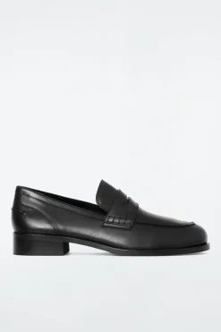 Damen COS Accessoires Aus Leder | Schuhe*PENNY LOAFERS AUS LEDER MIT BIESEN