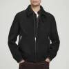 Herren COS Strickmode | Mäntel & Jacken*PILOTENJACKE AUS GEKOCHTER MERINOWOLLE