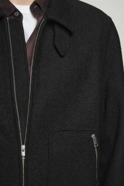 Herren COS Strickmode | Mäntel & Jacken*PILOTENJACKE AUS GEKOCHTER MERINOWOLLE