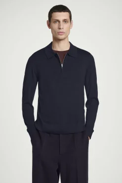 Herren COS Pullover | Strickmode*POLOSHIRT AUS MERINOWOLLE